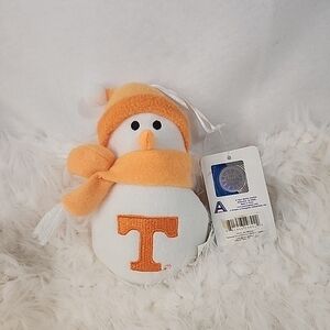 University Of TN Snowman Ornament New With Tags  UT Vols